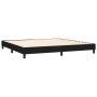 Cama box spring con colchón LED tela negro 200x200 cm de vidaXL, Camas y somieres - Ref: Foro24-3133023, Precio: 573,84 €, De...