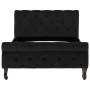 Estructura de cama de terciopelo negro 100x200 cm de vidaXL, Camas y somieres - Ref: Foro24-288551, Precio: 248,44 €, Descuen...