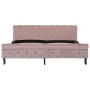 Estructura de cama de terciopelo rosa 180x200 cm de vidaXL, Camas y somieres - Ref: Foro24-288569, Precio: 369,59 €, Descuent...