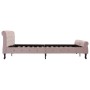 Estructura de cama de terciopelo rosa 180x200 cm de vidaXL, Camas y somieres - Ref: Foro24-288569, Precio: 369,59 €, Descuent...