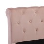 Estructura de cama de terciopelo rosa 180x200 cm de vidaXL, Camas y somieres - Ref: Foro24-288569, Precio: 369,59 €, Descuent...