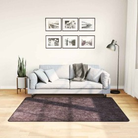 Alfombra lavable antideslizante gris antracita 120x170 cm en Alfombras | Comprar online en Foru.es