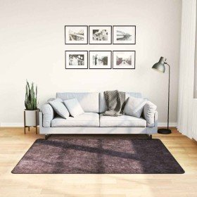 Alfombra lavable antideslizante gris antracita 120x170 cm en Alfombras | Comprar online en Foru.es