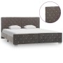Estructura de cama de terciopelo gris 160x200 cm de vidaXL, Camas y somieres - Ref: Foro24-286833, Precio: 379,60 €, Descuent...