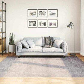 Alfombra lavable antideslizante gris 150x230 cm en Alfombras | Comprar online en Foru.es