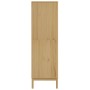 Armario FLORO madera maciza de pino marrón cera 77x53x171 cm en Armarios roperos | Comprar online en Foru.es