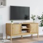 Mueble de TV FLORO madera maciza pino marrón cera 114x43x55 cm en Muebles TV | Comprar online en Foru.es