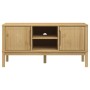 Mueble de TV FLORO madera maciza pino marrón cera 114x43x55 cm en Muebles TV | Comprar online en Foru.es