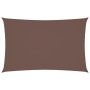Toldo de vela rectangular tela Oxford marrón 4x7 m en Sombrillas | Comprar online en Foru.es