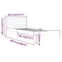 Estructura de cama de madera maciza de pino 90x200 cm de vidaXL, Camas y somieres - Ref: Foro24-810415, Precio: 67,22 €, Desc...