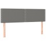 Cama box spring colchón y luces LED tela gris oscuro 140x200 cm de vidaXL, Camas y somieres - Ref: Foro24-3133078, Precio: 43...