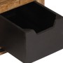 Mesa de centro con cajones madera maciza de mango 50x50x40 cm en Mesas de centro | Comprar online en Foru.es