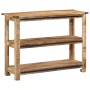 Mesa consola de madera maciza de mango 100x35x75 cm en Mesas auxiliares | Comprar online en Foru.es