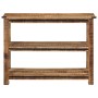 Mesa consola de madera maciza de mango 100x35x75 cm en Mesas auxiliares | Comprar online en Foru.es