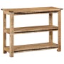 Mesa consola de madera maciza de mango 100x35x75 cm en Mesas auxiliares | Comprar online en Foru.es