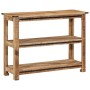 Mesa consola de madera maciza de mango 100x35x75 cm en Mesas auxiliares | Comprar online en Foru.es