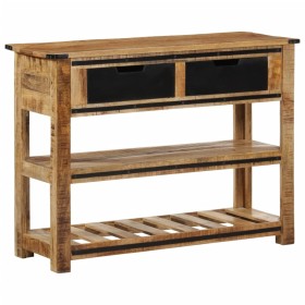 Mesa consola de madera maciza de mango 100x35x75 cm en Mesas auxiliares | Comprar online en Foru.es