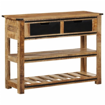 Mesa consola de madera maciza de mango 100x35x75 cm en Mesas auxiliares | Comprar online en Foru.es