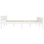 Estructura de cama de madera maciza de pino blanco 180x200 cm de vidaXL, Camas y somieres - Ref: Foro24-322108, Precio: 168,7...
