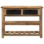 Mesa consola de madera maciza de mango 100x35x75 cm en Mesas auxiliares | Comprar online en Foru.es