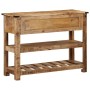 Mesa consola de madera maciza de mango 100x35x75 cm en Mesas auxiliares | Comprar online en Foru.es