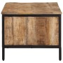 Mesa de centro de madera maciza de mango rugosa 80x50x40 cm en Mesas de centro | Comprar online en Foru.es