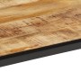 Mesa de centro de madera maciza de mango rugosa 55x55x45 cm en Mesas de centro | Comprar online en Foru.es