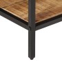 Mesa de centro de madera maciza de mango rugosa 100x50x35 cm en Mesas de centro | Comprar online en Foru.es
