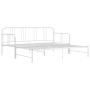 Estructura de sofá cama extraíble de metal blanco 90x200 cm de vidaXL, Camas y somieres - Ref: Foro24-324753, Precio: 149,45 ...