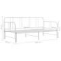 Estructura de sofá cama extraíble de metal blanco 90x200 cm de vidaXL, Camas y somieres - Ref: Foro24-324753, Precio: 149,45 ...