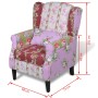 Sillón con diseño de retales de tela de vidaXL, Sillones - Ref: Foro24-240490, Precio: 279,57 €, Descuento: %