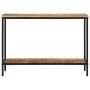 Mesa consola madera maciza de mango rugosa 100x35x70 cm en Mesas auxiliares | Comprar online en Foru.es