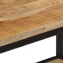 Mesa consola madera maciza de mango rugosa 70x35x70 cm en Mesas auxiliares | Comprar online en Foru.es