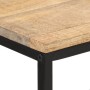 Mesa consola madera maciza de mango rugosa 70x35x70 cm en Mesas auxiliares | Comprar online en Foru.es