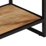Mesa consola madera maciza de mango rugosa 70x35x70 cm en Mesas auxiliares | Comprar online en Foru.es