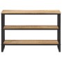 Mesa consola madera maciza de mango rugosa 100x35x70 cm en Mesas auxiliares | Comprar online en Foru.es