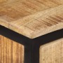Mesa consola madera maciza de mango rugosa 70x35x70 cm en Mesas auxiliares | Comprar online en Foru.es