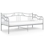 Estructura de sofá cama de metal gris 90x200 cm de vidaXL, Camas y somieres - Ref: Foro24-324763, Precio: 137,25 €, Descuento: %