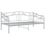Estructura de sofá cama de metal gris 90x200 cm de vidaXL, Camas y somieres - Ref: Foro24-324763, Precio: 137,25 €, Descuento: %