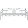 Estructura de sofá cama de metal gris 90x200 cm de vidaXL, Camas y somieres - Ref: Foro24-324763, Precio: 137,25 €, Descuento: %