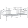 Estructura de sofá cama de metal gris 90x200 cm de vidaXL, Camas y somieres - Ref: Foro24-324763, Precio: 137,25 €, Descuento: %
