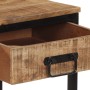 Mesa consola madera maciza de mango rugosa 100x35x70 cm en Mesas auxiliares | Comprar online en Foru.es
