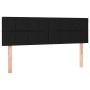 Cama box spring colchón y luces LED tela negro 140x190 cm de vidaXL, Camas y somieres - Ref: Foro24-3133151, Precio: 446,72 €...