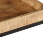 Mesa lateral Marrón 35 x 35 x 45 cm Madera de mango maciza en Mesas auxiliares | Comprar online en Foru.es