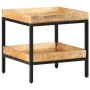 Mesa lateral Marrón 45 x 45 x 45 cm Madera de mango maciza en Mesas auxiliares | Comprar online en Foru.es