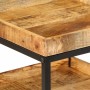 Mesa lateral Marrón 45 x 45 x 45 cm Madera de mango maciza en Mesas auxiliares | Comprar online en Foru.es