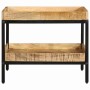 Mesa lateral Marrón 55 x 55 x 45 cm Madera de mango maciza en Mesas auxiliares | Comprar online en Foru.es