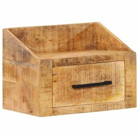 Armario de Noche Marrón 40 x 30 x 30 cm Madera de mango maciza en Estanterías | Comprar online en Foru.es
