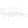Estructura de sofá cama extraíble de metal blanco 90x200 cm de vidaXL, Camas y somieres - Ref: Foro24-324783, Precio: 212,75 ...