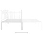 Estructura de sofá cama extraíble de metal blanco 90x200 cm de vidaXL, Camas y somieres - Ref: Foro24-324783, Precio: 212,75 ...